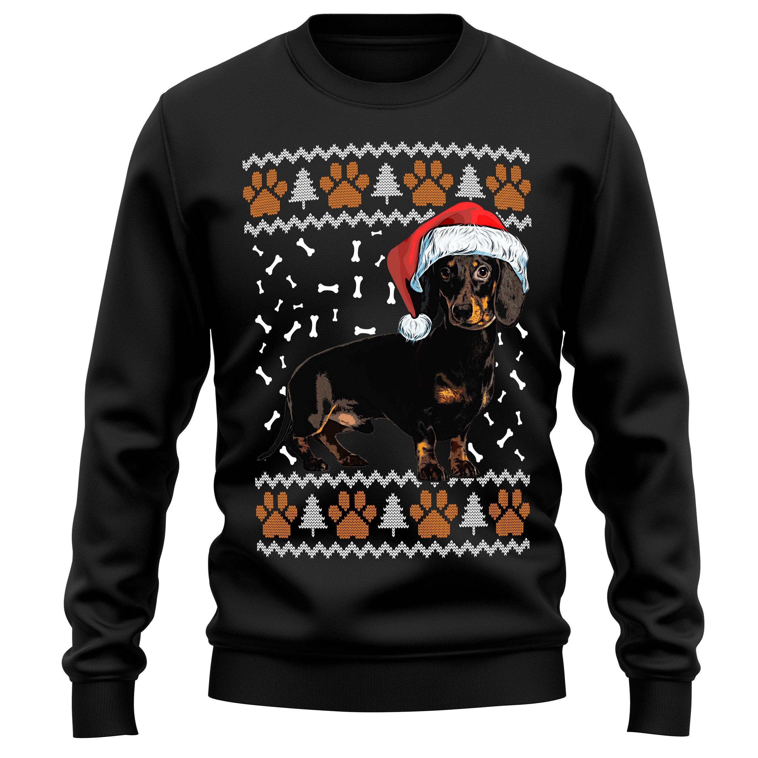 Dachshund christmas sweater for dog discount