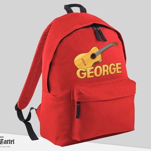 Sac à dos guitare personnalisé, sac d’école personnalisé, sac à dos personnalisé, sac à dos enfant, sac à dos garçons, sac à dos enfants, sac à musique