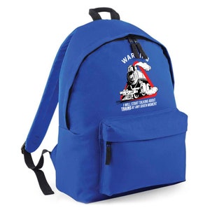 Warnung wird anfangen, über Züge Rucksack Jungen zu sprechen