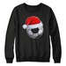 Football Santa Hat, Football Christmas Sweatshirt for Boys Girls Unisex, Funny Jumper for School Xmas Day Novelty Supporters Gifts Xmas 