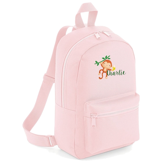 Cheeky Monkey Backpack Personalised School Bag Kids Personalised