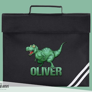 Cartable dinosaure personnalisé, cartable personnalisé, cadeau parfait pour une rentrée des classes, cartable prénom personnalisé, porte-livre, sac Trex