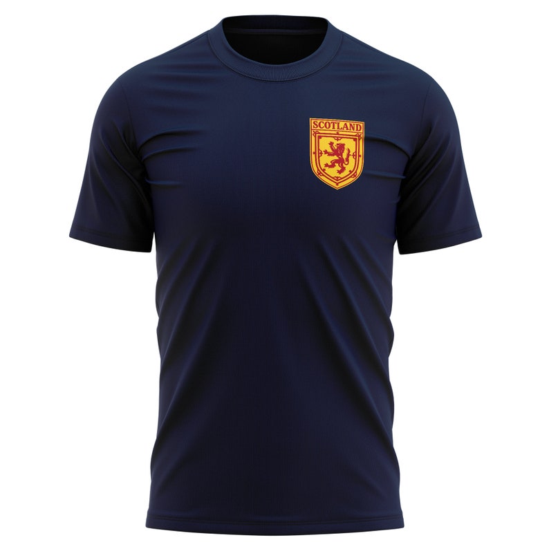 Personalised Scotland Football T Shirt for Men, Custom Scotland Coat of ...