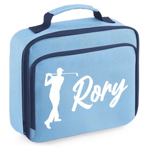 Sac à lunch joueur de golf personnalisé pour enfants