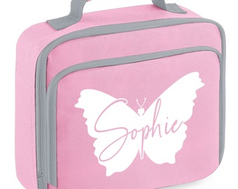 Personalizowana torba obiadowa w kształcie motyla dla dziewczynek