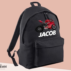 Sac à dos moto personnalisé, sac d’école personnalisé, sac à dos personnalisé, sac à dos enfant, sac à dos garçons, sac à dos enfant, superbike