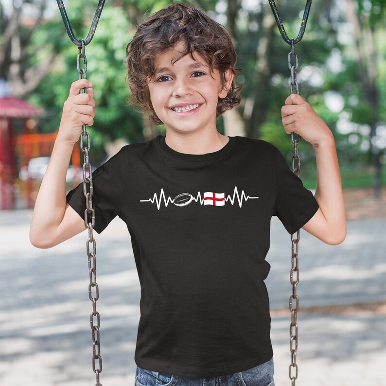 T-shirt Heartbeat Angleterre pour enfants, T-shirt Angleterre pour enfants image 3