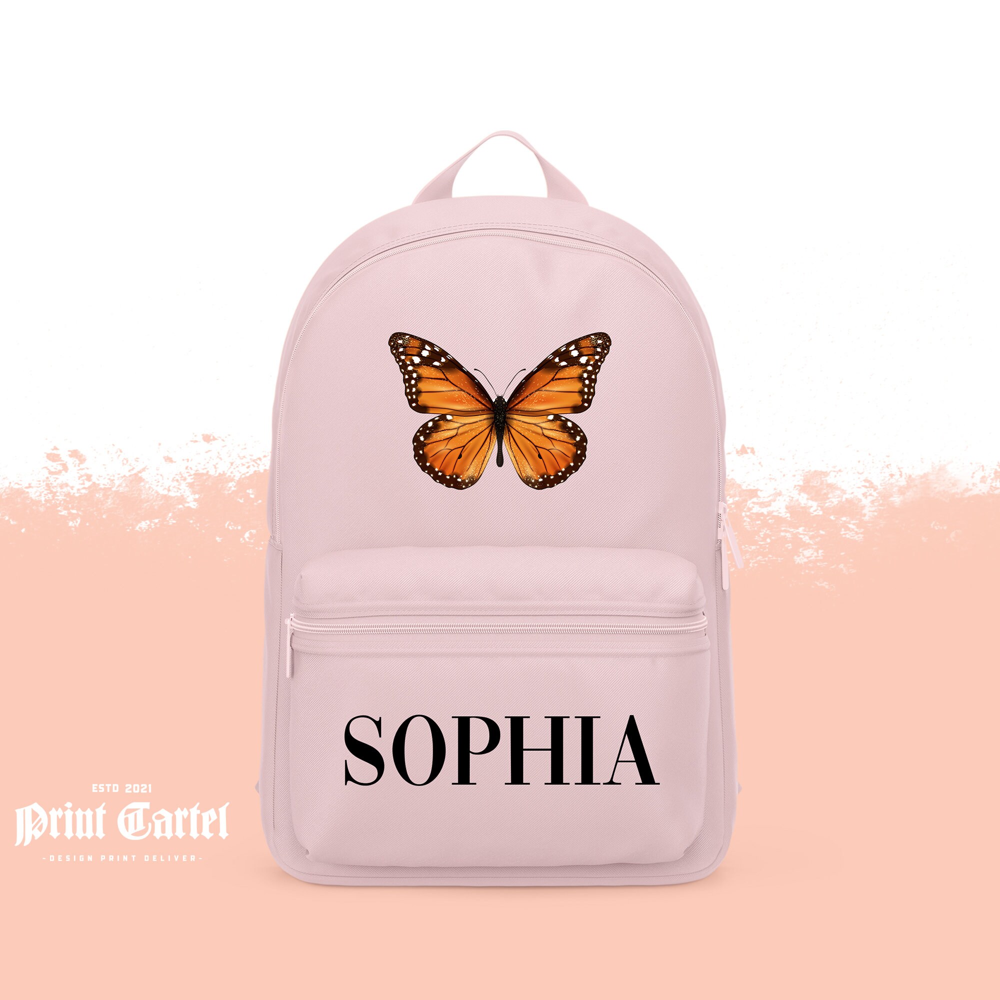 Cartable Scolaire Homaigc – Motif Papillons – Grand – Fille Ou Garçon
