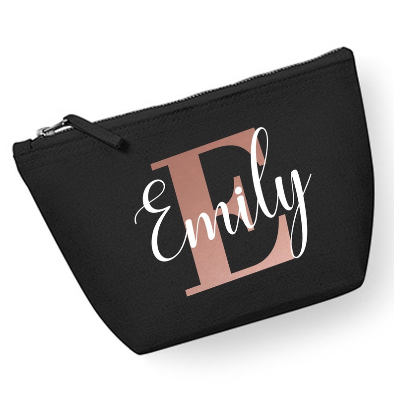 Rose Gold Personalised Make up Bags INITIAL NAME Etsy UK Rose Gold Personalised Make up Bags INITIAL NAME Etsy UK