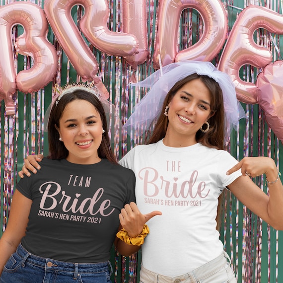 T Shirts Team Bride T Shirt Hen Party 