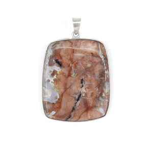 Jasper Pendant Necklace, Unisex Necklace, Statement Necklace, Handmade Jewellery, Gemstone Pendant Handmade Jewellery