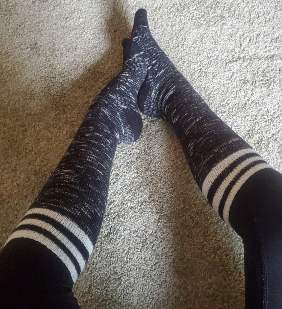 Used Worn Women's Socks Gym Socks Knee High Socks Etsy