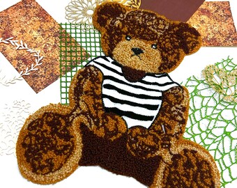 Craft supplies embroidery teddy sew on patch