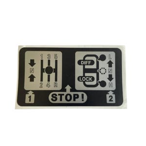 AWR1183 / BTR9547 – Transmission Warning Label (Cubby Box)