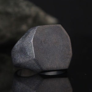 Sterling Silver Man Ring, Silver Pinky Ring, Unisex Ring, Simple Band Ring, Gothic Mens Ring, Gift For Mens, Mens Rings, Father&#39;s Day Gift