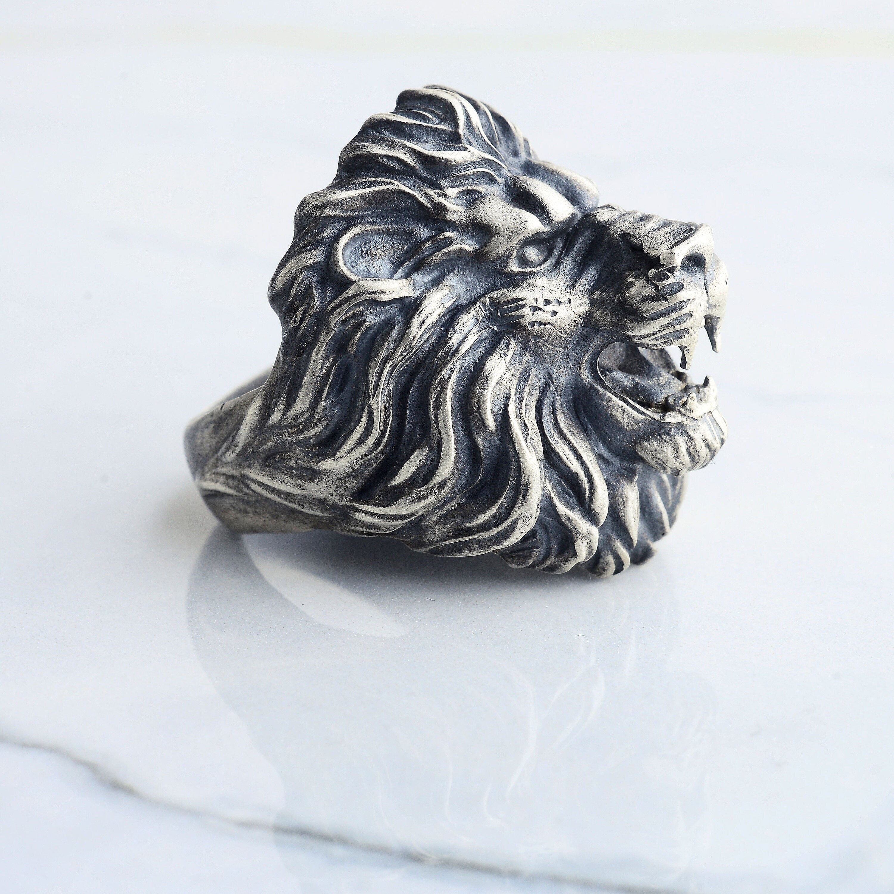 Lion ring 2024 design for man