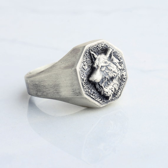 Wolf pinky deals ring
