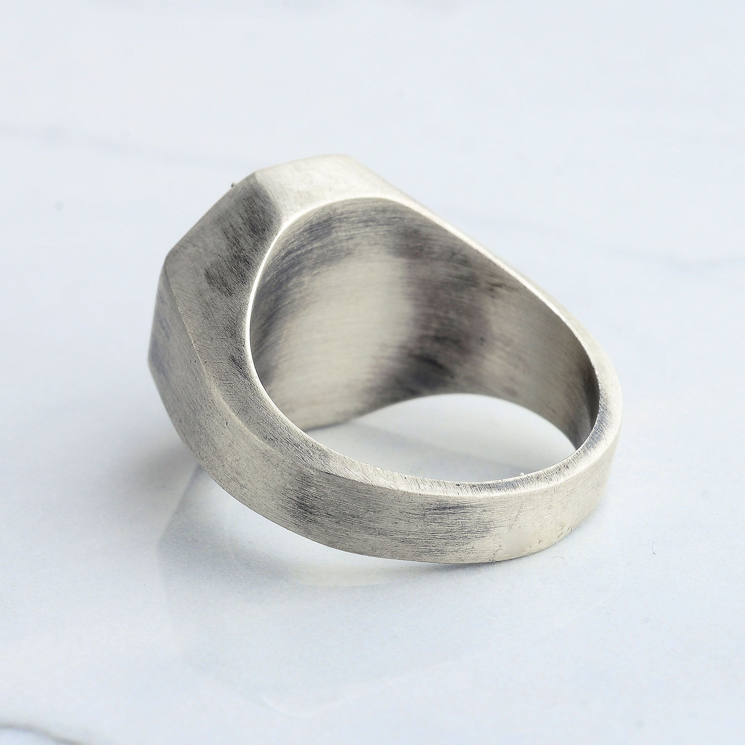 Unicorn Silver Unisex Ring, Boho Rainbow Unicorn Ring