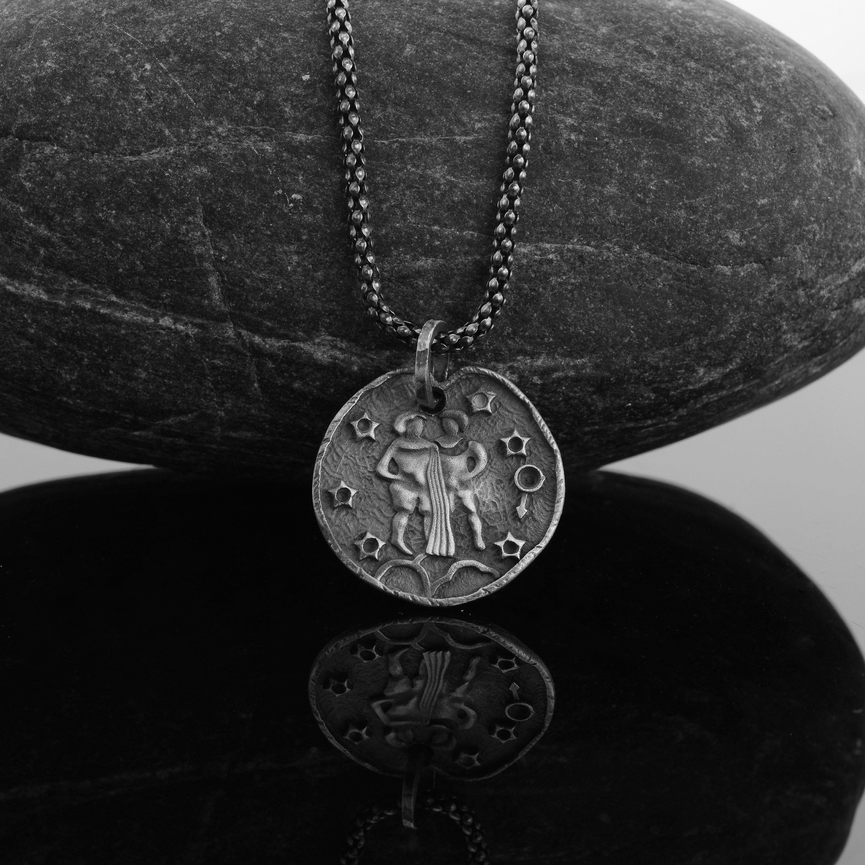 Mens gemini necklace deals