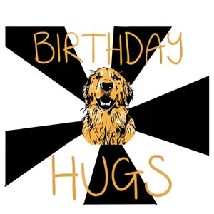 Golden Retriever- liebenswerte Tiere. Zelebrieren Sie Ihre Liebe zu ihnen mit dieser Karte. Ich habe 4 Hunde so wissen, wie tief die Liebe gehen kann