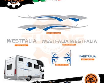 Kit Stickers Compatible Camper Decal Westfalia new DECAL