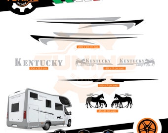 ステッカーキット対応キャンパーデカールケンタッキーキャンプ新DECAL