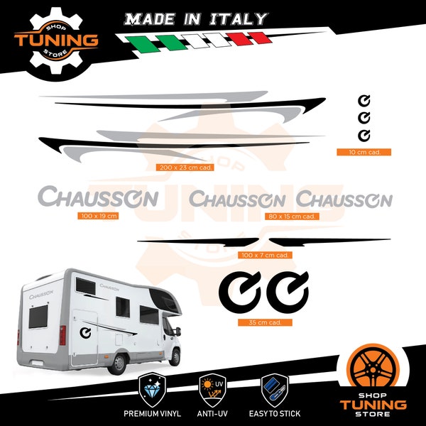 Kit Stickers Camper Decal Chausson new DECAL