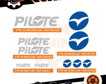 Camper Decal Sticker Kit Pilote Compatible