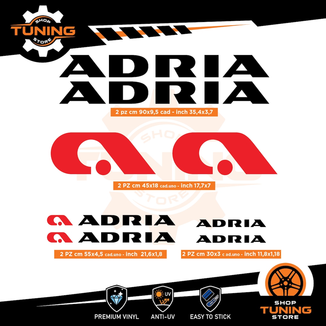 Kit Stickers Camper Decal Adria Etsy