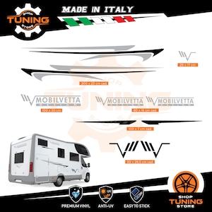 Kit Stickers Compatible Camper Decal Mobilvetta new DECAL