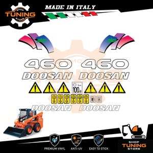 Aufkleber-Set kompatibel mit Doosan Daewoo Pala 430 430 Plus 440 Plus 450 450 Plus 460 460 Plus 470 Plus