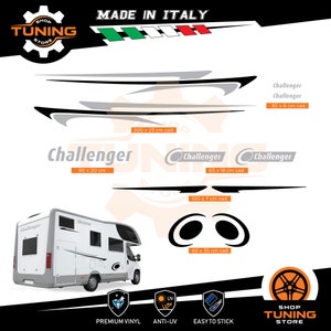 Kit Stickers Compatible Camper Decal Challenger new DECAL