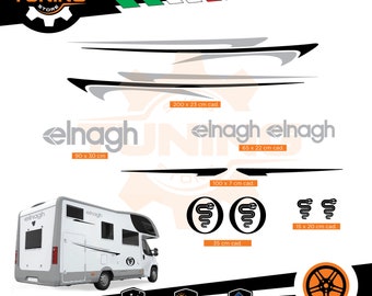 Kit Stickers Compatible Camper Decal Elnagh new DECAL