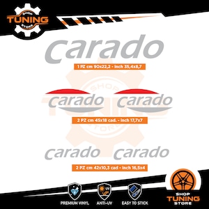 Kit de pegatinas compatibles con CARADO Camper Calcomanía