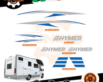 Autocaravana HYMER Número Pegatinas Y Vinilos Personalizado Decorativos Paredes Coches Autocaravanas