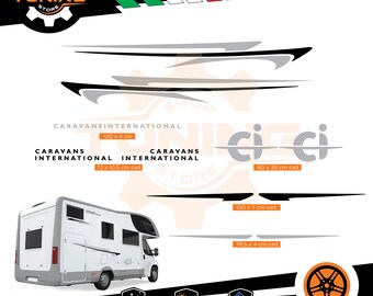 ステッカーキット対応 キャンピングカー デカール キャラバンインターナショナル 新品 DECAL