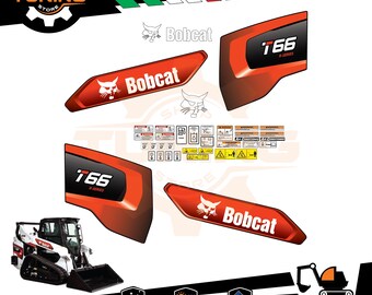 Sticker Kit Compatible Bob Cat Pala T66 R