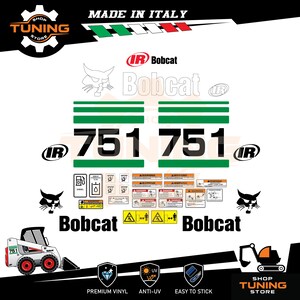 Sticker kit compatible with Bob Cat Shovel 751G