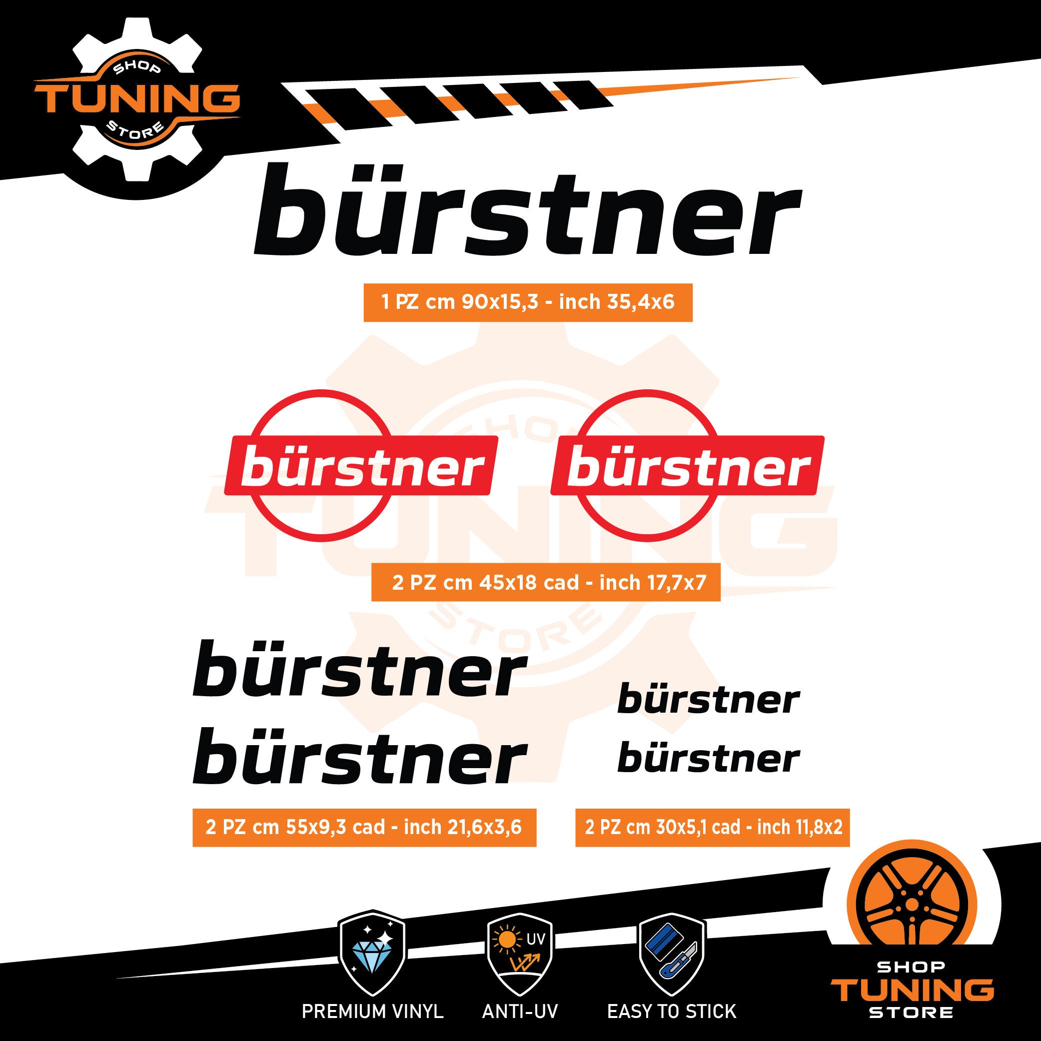 camping-car BURSTNER stickers Complet Autocollants graphique vinyle motor  home