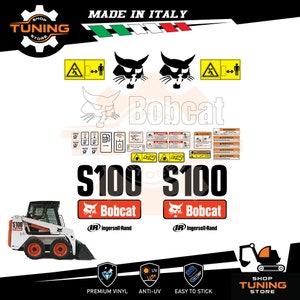 Kit Adesivi compatibile Bob Cat Pala S100