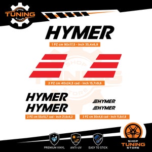 Kit Adesivi compatibile Camper Decalcomania Hymer