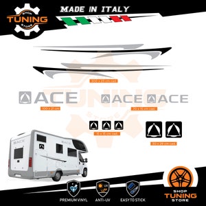 Aufkleber-Set kompatibel mit Camper Decal Ace neu