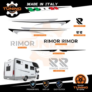 Kit Stickers Compatible Camper Decal Rimor new DECAL