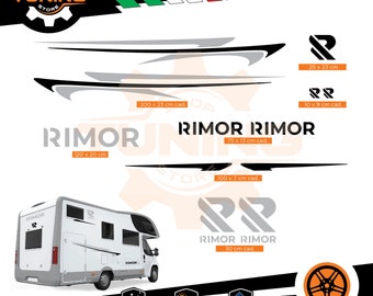 Kit Stickers Compatible Camper Decal Rimor new DECAL