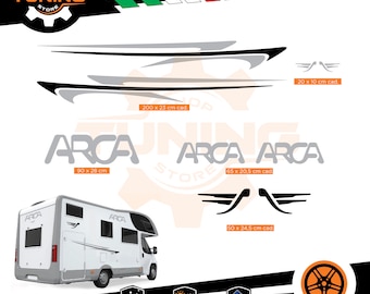 Sticker Kit Compatible with Camper Decal Arca new DECAL