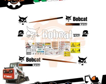ステッカーキット互換性 BobCat シャベル t450 m t450 m2 t450 m3 t550 m t550 m2 t550 m3 t590 m t590 m2 t590 m3 t595 m