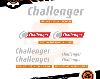 Kit Stickers Compatible Camper Decal Challenger