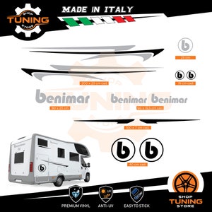 Kit Stickers Compatible Camper Decal Benimar new DECAL
