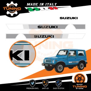 Kit Adesivi compatibile Auto jeep Suzuki SJ 410 413 texture  4WD 4X4