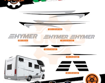 カンペール デカール Hymer new DECAL と互換性のあるステッカー キット